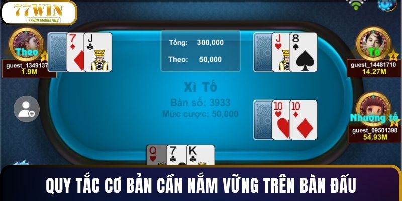 Quy tắc cơ bản cần nắm vững trên bàn đấu